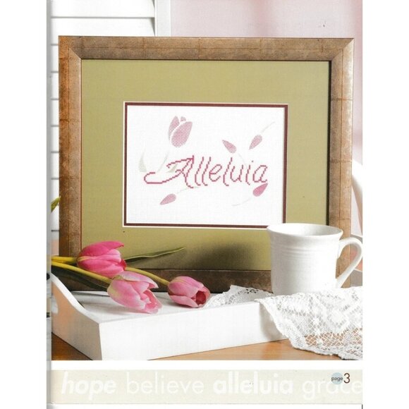 Cross Stitch Leisure Arts Stamp n Stitch Inspirational 4115 Chart Booklet USA - Picture 4 of 5